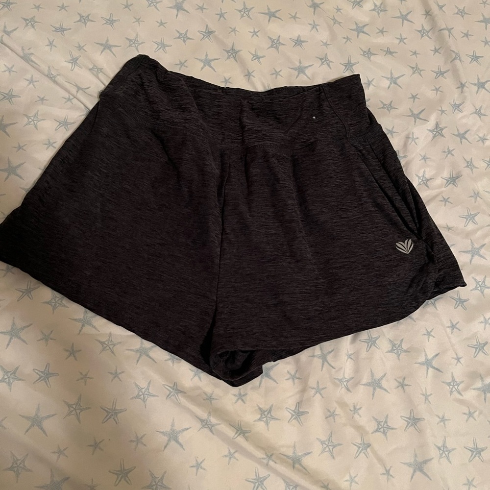 Forever 21 dark heather grey soft athletic shorts, unlined, size medium.
